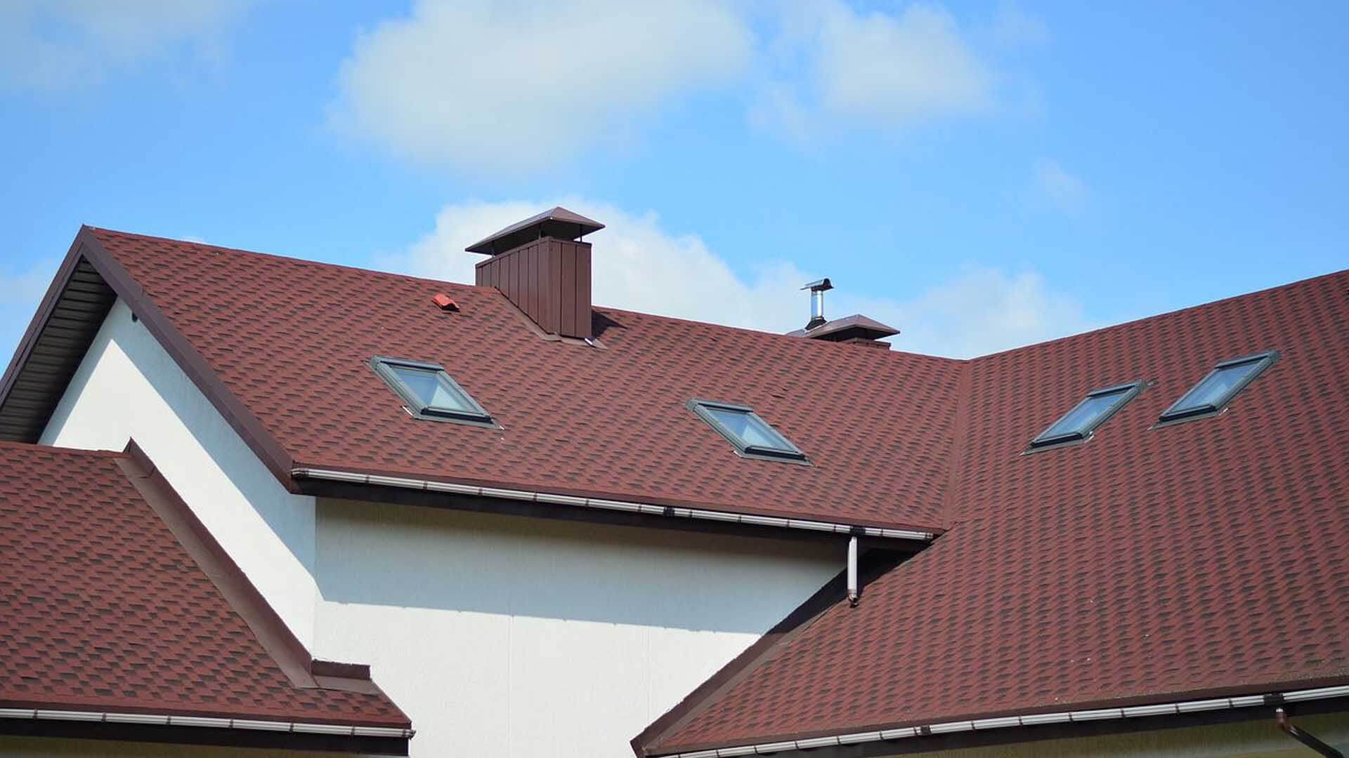 Šikmá střecha rodinného domu
